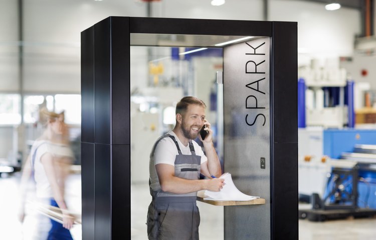 Silentlab introduces a new product for manufacturing, logistics and office environments: the SPARK FAMILY product line